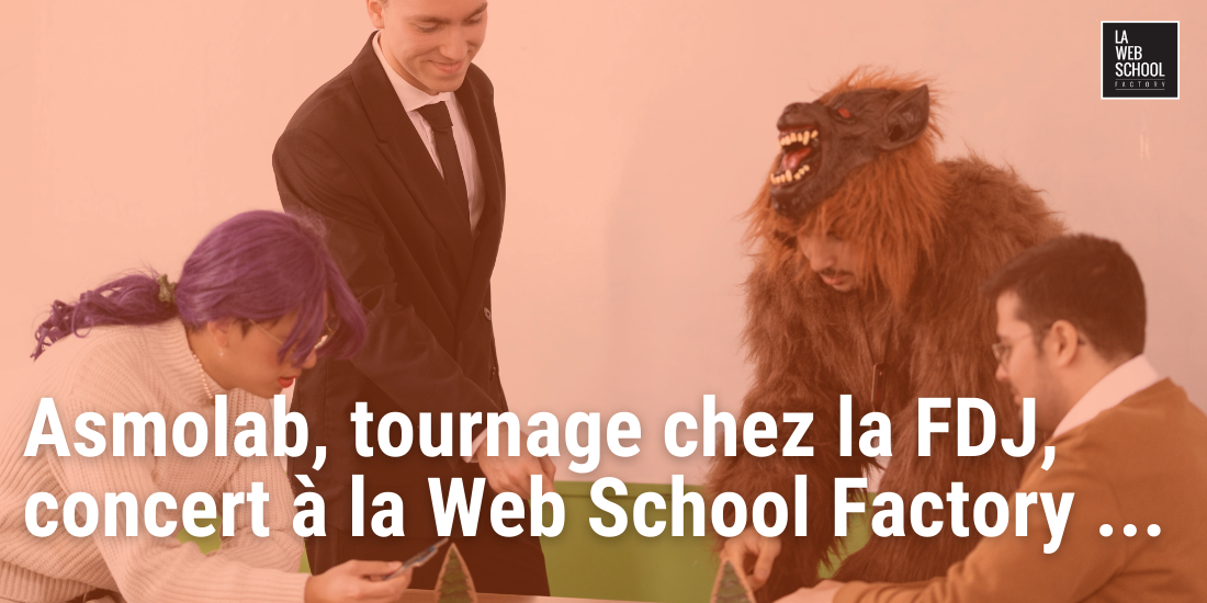 Couverture Newsletter Février 2024, Web School Factory