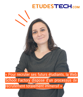 Etudes tech Journée d'admission Web School Factory école du numérique