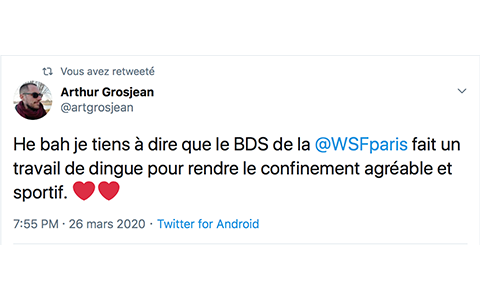 Tweet Arthur Grosjean