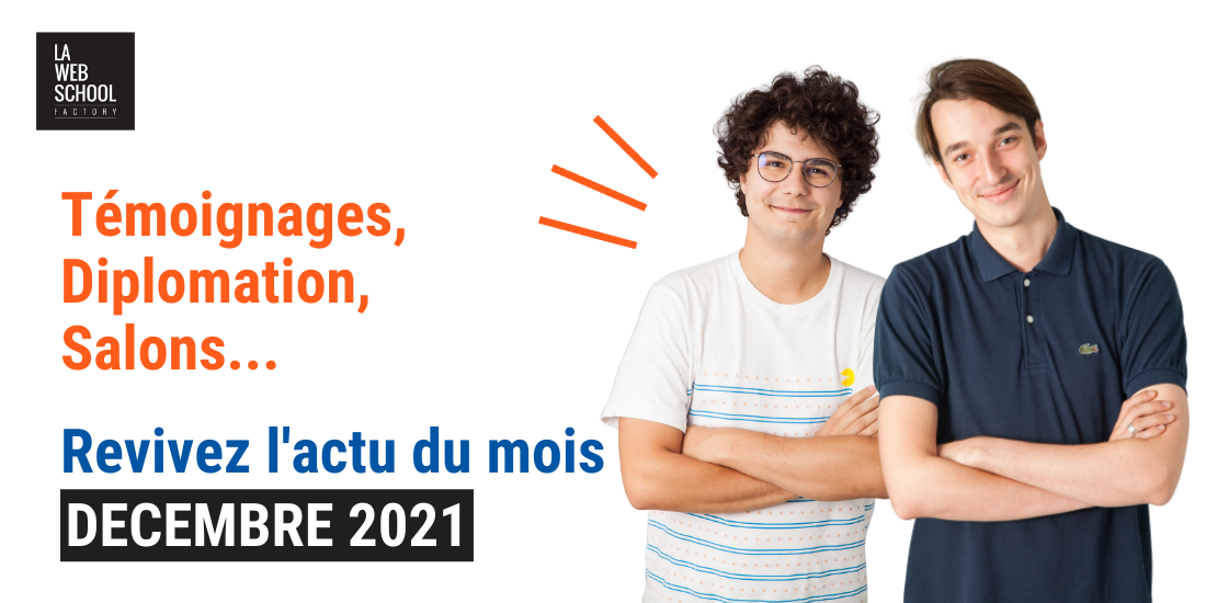 Actualité Décembre 2022 Web School Factory école web